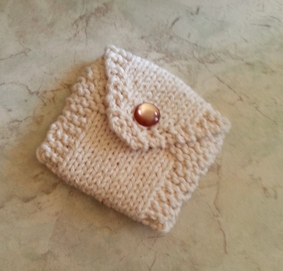 Handkniit Cotton Tea Bag Tote
