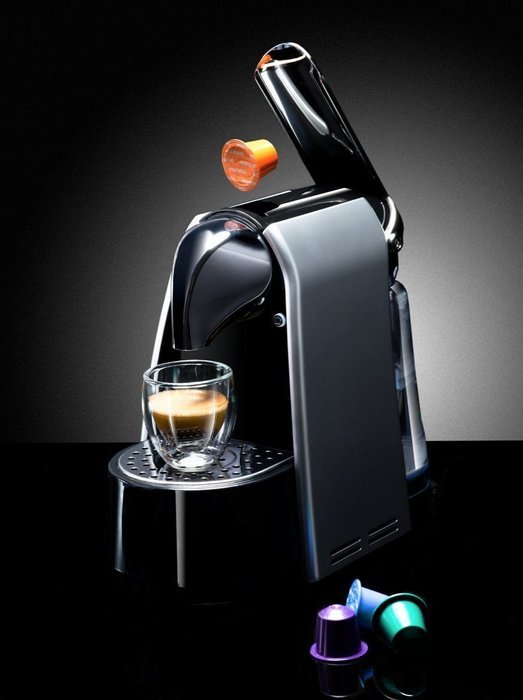 SpressoLuxe CAF-40SET Single Serve Nespresso Compatible Brewer Starter Kit, Includes 50 Count SpressoLuxe Capsules N3