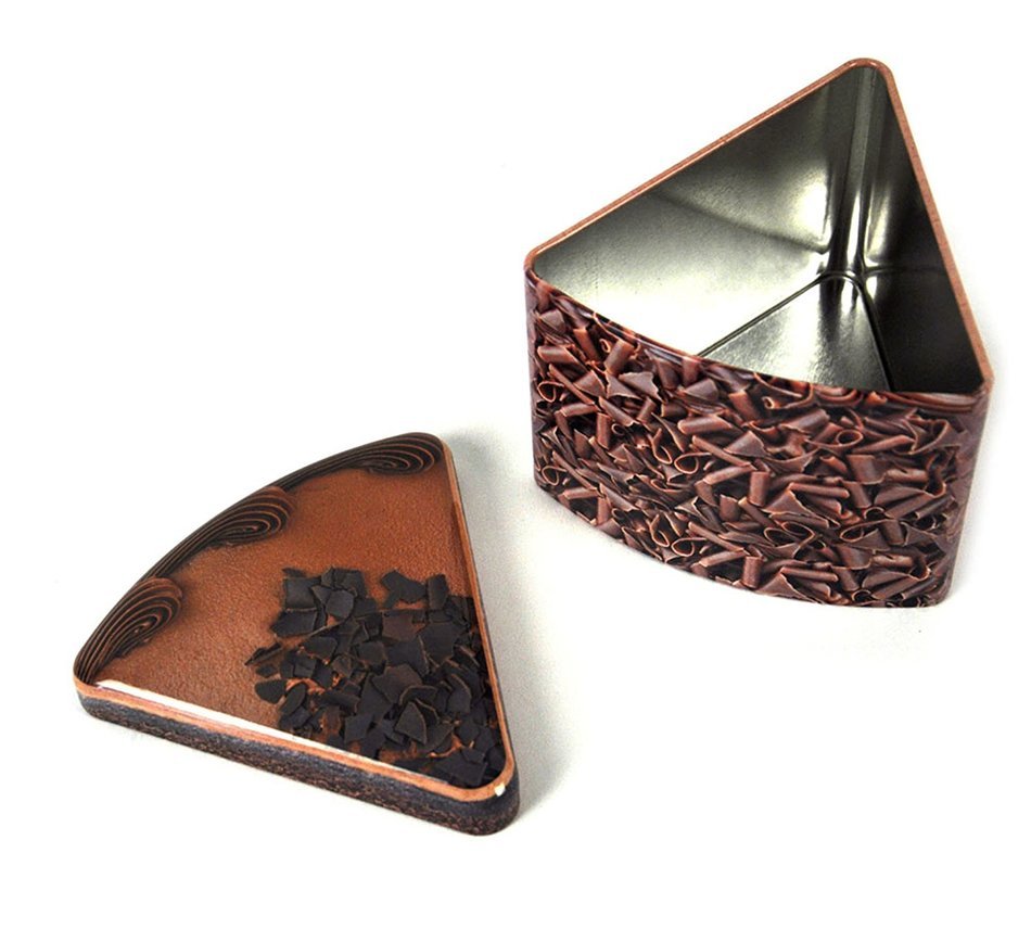 Chocolate Cake Slice Tin N3