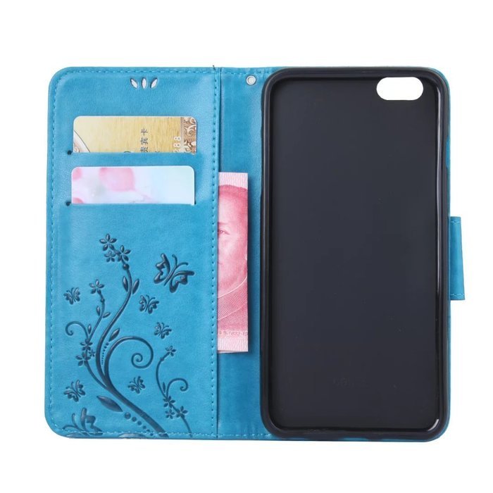 iPhone 7 Plus Case,iPhone 7 Plus Case(5.5") -Aroko Wallet Embossed Flower PU Leather Case with Card Holders &... N17