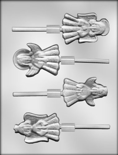 CK Products 2-7/8-Inch Angel Sucker Assortment Chocolate Mold