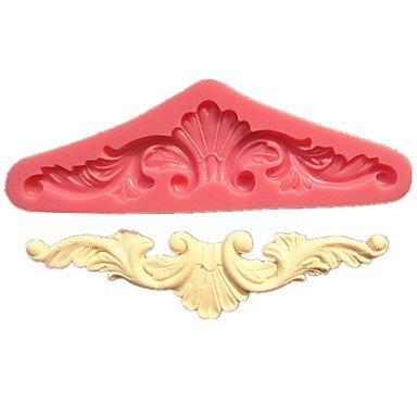 Sher Embossed Lace Fan Shell Shape Cake Border Fondant Cake Molds Soap Chocolate Mould For The Kitchen Baking...