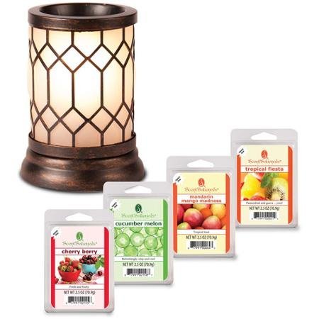 ScentSationals Wax Warmer Starter Set, Bronze Lantern