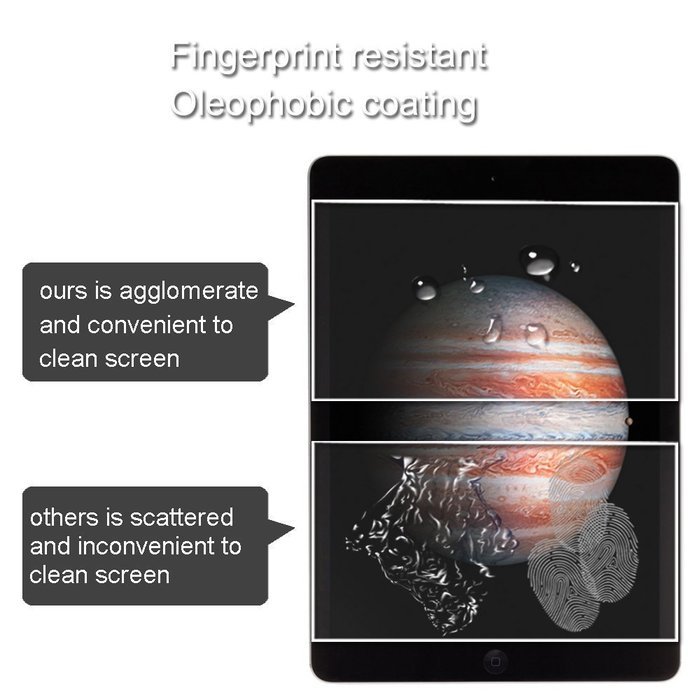[2 Pack] iPad Pro Glass Screen Protector, MaxTeck 0.26mm Tempered Glass Shatterproof Screen Protector Anti-Shatter... N3