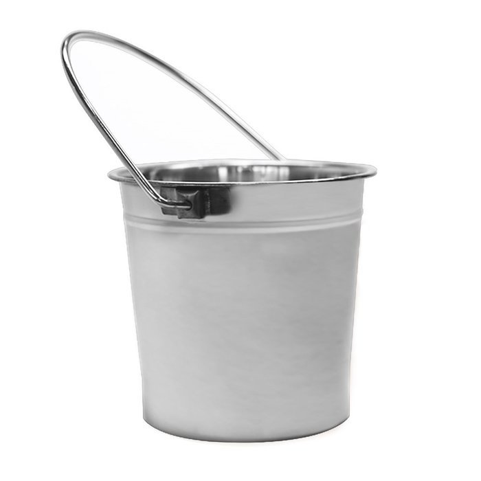 Medium Stainless Steel Pail 28 ounces 1 count box N3
