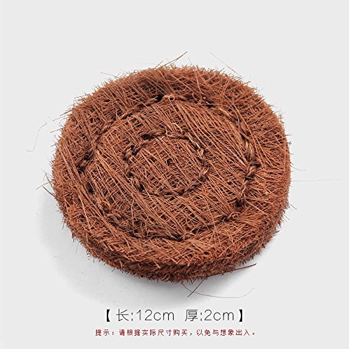 CCWY Factory wholesale linen Zhang teapot mat insulation pad-Brown linen hand saucer tea-tea accessories,Diameter... N2