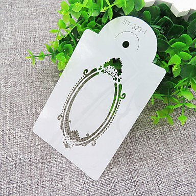 Sher Photo Frames Cake Stencil Set,Cake Top Stencil Decoration,Cake Side Decorating Stencils, N3