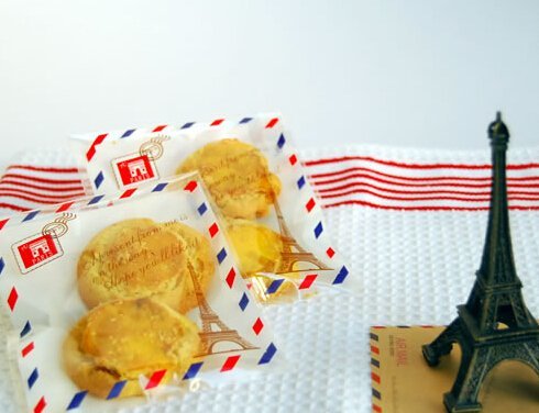 100 PCS Lovely Cute Bowknot OPP Self Adhesive Cookie Bakery Candy Biscuit Roasting Treat Gift DIY Plastic Bag... N50