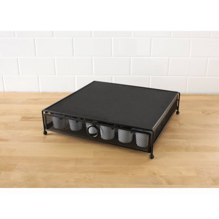 Mainstays 36-Pod Coffee Storage Drawer, Non-slip Padded Top N3