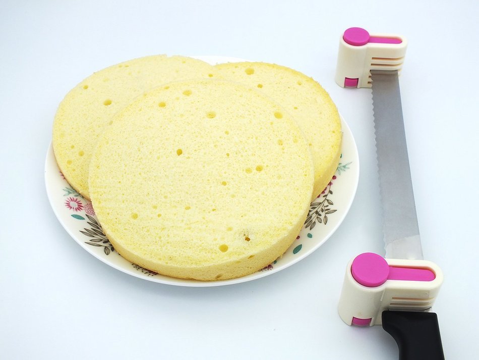 2PCS DIY Cake Slicer , Stratification Auxiliary , Bread Slice , Toast Cut, 5 Layers Leveler Slicer , Kitchen Fixator... N16