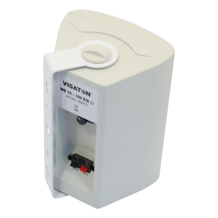 Visaton 2 Way Compact 100V Speaker 40w 8 Ohm White [VS-WB10W]