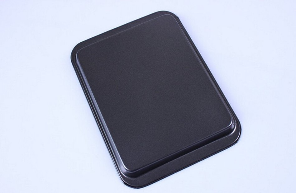 Lautechco 8 Inch Stainless Steel Square Nonstick Cake Pan Pizza Pan Baking Tools Oven Special Mold N2