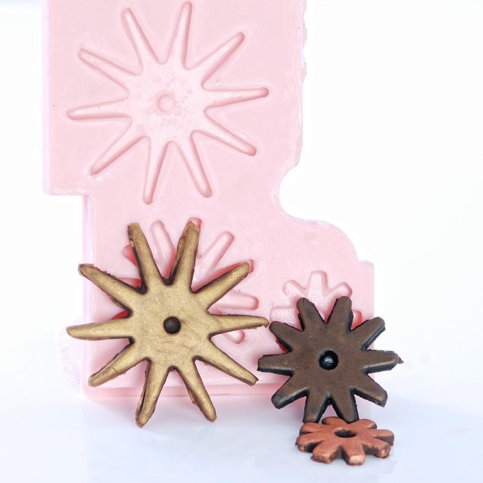 Spur Rowel Silicone Mold Easy To Use Flexible Silicone Food Safe Fondant, Chocolate, Candy, Resin, Polymer Clay... N4