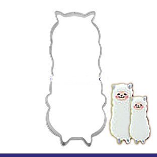 Anyana 2 pcs set Alpaca & Grass Mud Horse Stainless Steel Cookie Cutter Cake Mould Tool Kitchen Tool Sugar Paste... N3