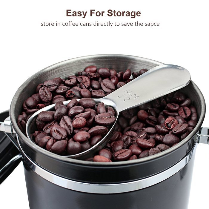 1Easylife Endurance 18/8 Stainless Steel Coffee Scoops Set, 2 Piece Ergonomic Measuring Spoons, 1 Tbsp & 2 Tbsp... N10