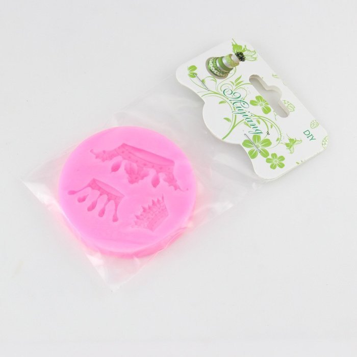 Mujiang Baking Molds Silicone Crown Fondant Mold Queen Candy Chocolate Molds For Sugar Craft Gum Pate Cake Decorating N15
