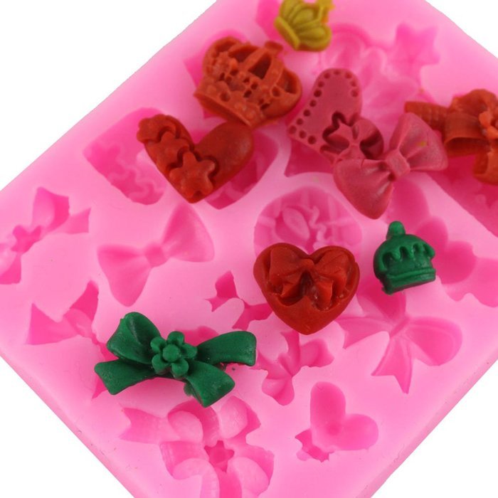 Mujiang Baking Molds Silicone Crown Fondant Mold Queen Candy Chocolate Molds For Sugar Craft Gum Pate Cake Decorating N17
