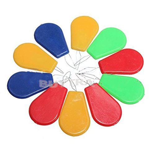 happu-store Enjoy price 10Pcs Bow Wire Stitch Insert Plastic Craft Tool Sewing Machines Needle Threader N4