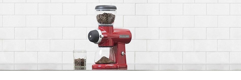 KitchenAid KCG0702ER Burr Coffee Grinder, Empire Red N3