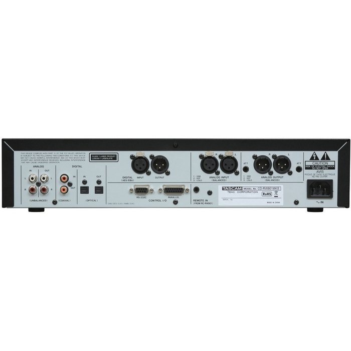 Tascam Professional CD Recorder (CD-RW901MKII) with CD-R 700MB 52X with Branded Surface 50pk Spindle 120mm, CD... N5