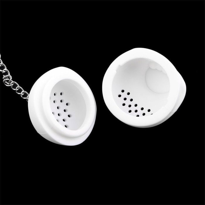 Coolrunner Silicone Tea Bones Skull Tea Infuser Filter Diffuser Loose Leaf Leaves Silicone Tea Strainer 2 pcs N6