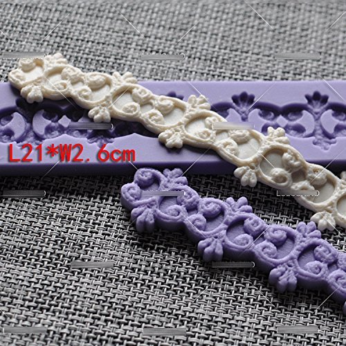 Anyana Vintage Cake Decorative Border Silicone Fondant Mold Cake Decorating Pastry Gum Pastry Tool Kitchen Tool...