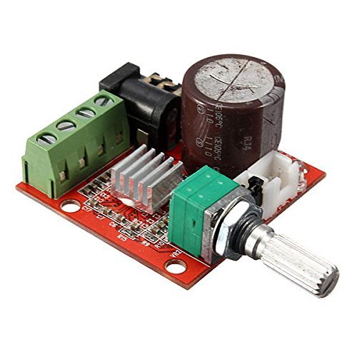 Ardokit 2pcs 12V Mini Hi-Fi PAM8610 2X10W Audio Stereo Amplifier Board Dual Channel N5