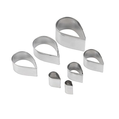 7Pcs Kitchen Baking Mold Fondant Party Wedding Decor Rose Petal Cookie Cake Cutters Biscuit Pastry Mould N2