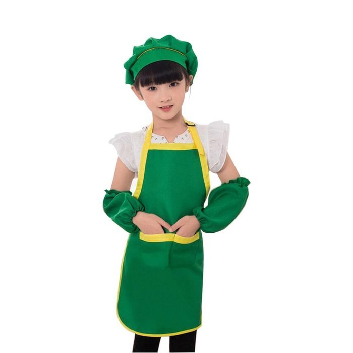 Generic Children's Artists Aprons - Kitchen, Classroom, Community Event, Crafts & Art Painting Activity (M, blue) N4