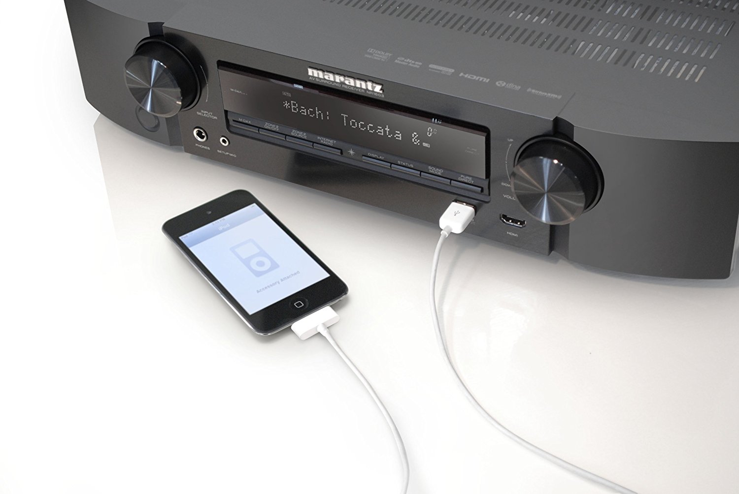 Marantz NR1603 Slim Line 7.1 Channel 3D Pass Through Networking Home