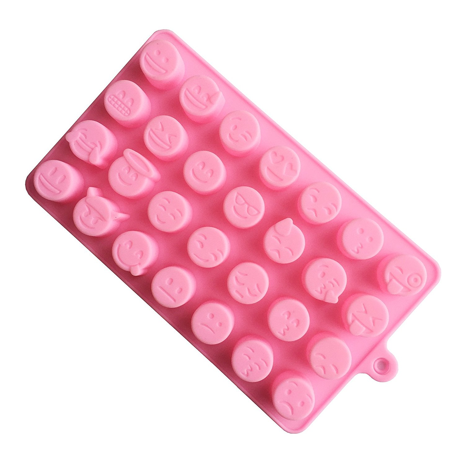 Always Your Chef Silicone 28-Cavity Emoji Candy Mold/Chocolate Mold/Ice ...