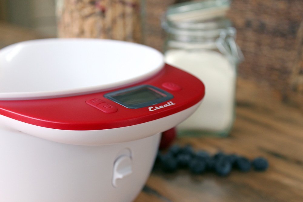 Escali mb115kg taso mixing bowl and digital scale 11lb 5kg kiwi green