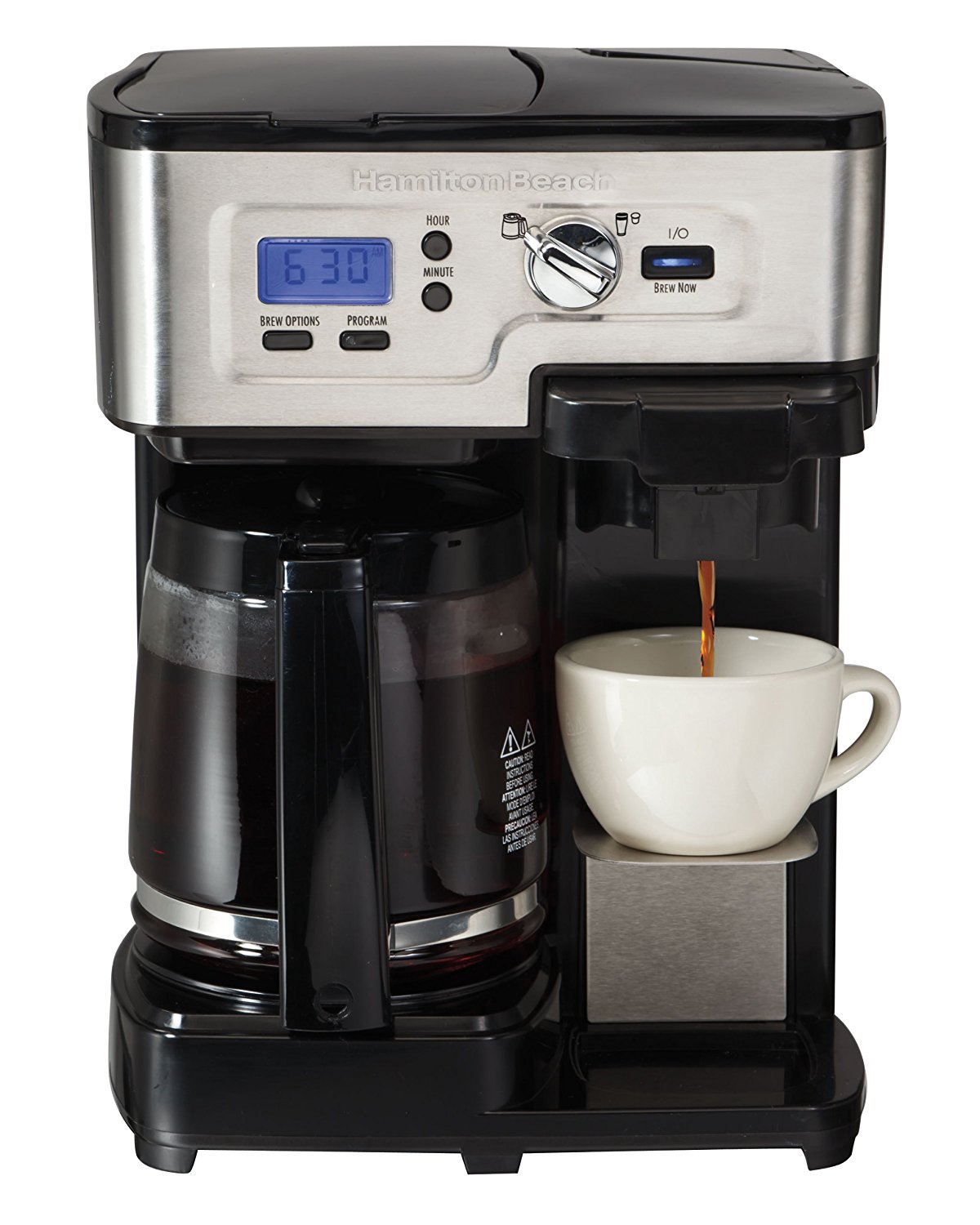 Hamilton Beach FlexBrew 49983A Single Serve / Full Pot Coffee Maker N8 ...