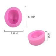 Witkey Girl Face Shape Non Stick Silicone Molds Fondant Chocolate Molds Candy Molds Baking Cookie Moulds Soap...