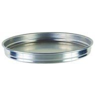Winco APZK-1015, 10"x1.5" Aluminum Stackable Deep Pizza Pan, Pizza Commercial Deep Dish with Rims