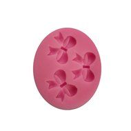 SHINA New Arrival Fondant Silicone Sugar Three Bows Shaped Cake Craft Mold For Your Baby