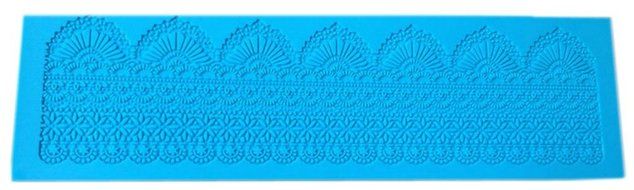 Lesirit Flower Pattern Silicone Fondant Mat Cake Lace Embossed Cake Mold Mould (A) N12