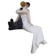Romantic Look of Love Bride and Groom Wedding Cake Topper Cake Decoration Figurine Keepsake N18