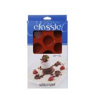 Silikomart Small Mini Muffin Cake Mould, 51mm, Terracotta N4