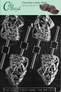 Cybrtrayd C138 Snowman with Tree Lolly Life of the Party Chocolate Candy Mold with Exclusive Cybrtrayd Copyrighted...