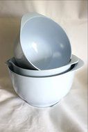 Gourmac Melamine Mixing Bowl Set: 2, 3 and 4 Liters, (Cobalt)