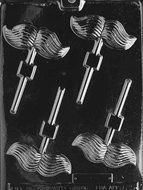 Mustache Pop Candy Mold