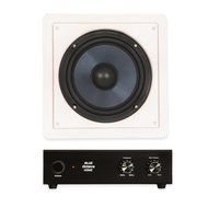 Blue Octave BDW8 In Wall 8" Passive Subwoofer Speaker and Amplifier Home Theater