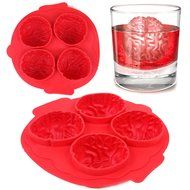 HDE Frozen Brain Halloween Party Novelty Silicone Jello Chocolate Mold Ice Cube Tray N4