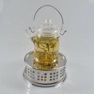 Flyshine Premium Stainless Steel Grid Candle Warmer Base Teapot N3