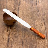 Natural Wood Large Sized Straight Spatula, 10 Inch Blade N2
