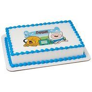 Whimsical Practicality Adventure Time Edible Icing Image Best Buddies for 1/4 Sheet Cake