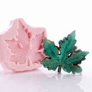 Silicone Maple Leaf Mold, Fondant, Candy, Chocolate, Food Safe, Polymer Clay, Resin Mold, Epoxy and so much more N6