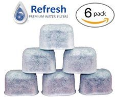 6-Pack - KEURIG Water Filter Replacement, Universal Fit Charcoal Filters - for Keurig 2.0 and Older Coffee Machines N2