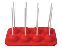 8 Cup Tasty Top Cake Pops Silicone Baking Pop Guide Flex Pan Mold Tray Decorate Buyer`s Choice N2